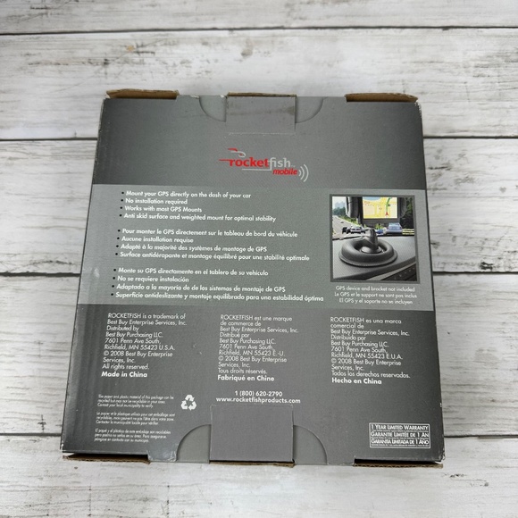 Rocket Fish Mobile Universal GPS or Dash Camera‎ Mount #RF-DHMNT open Box - Picture 4 of 5